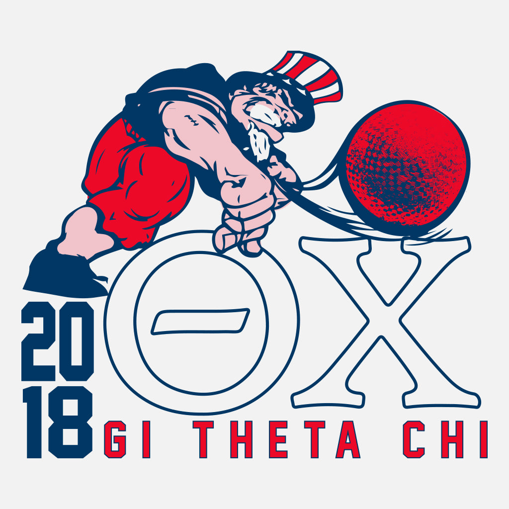 G.I. Theta Chi Dodgeball Philanthropy Design