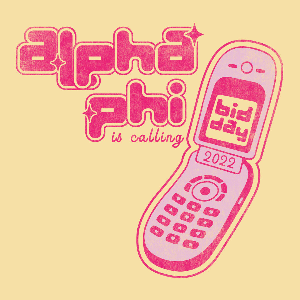 Alpha Phi Nostalgia Calling Bid Day