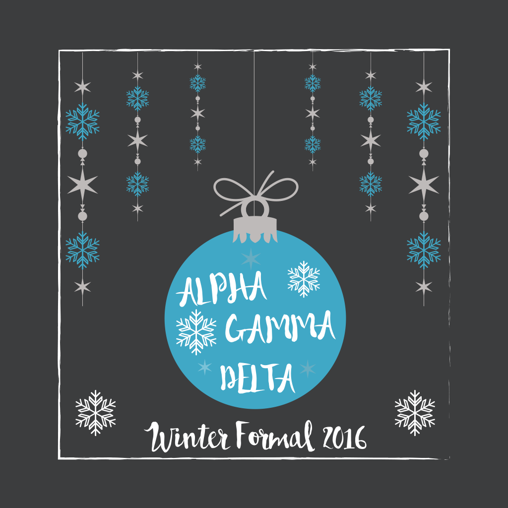 Alpha Gamma Delta Winter Formal Design
