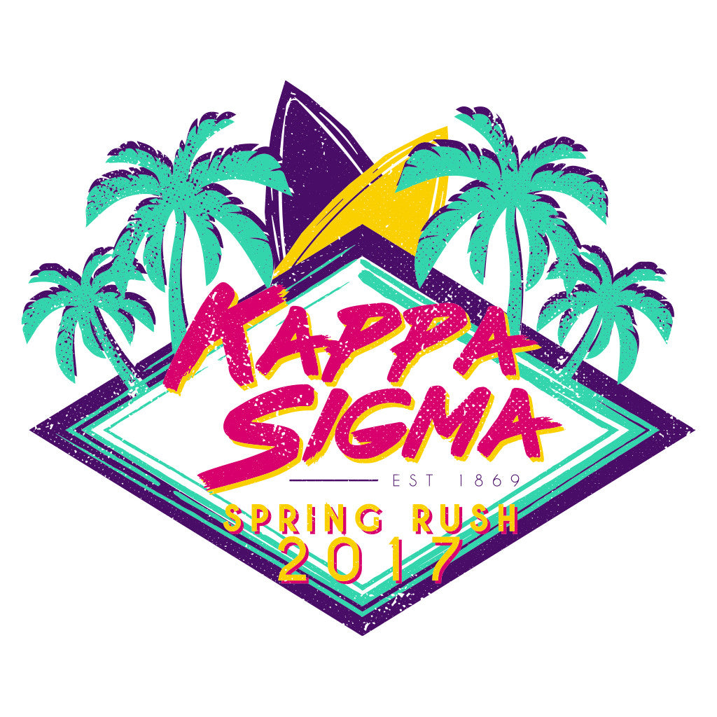 Kappa Sigma Beach Spring Rush Design