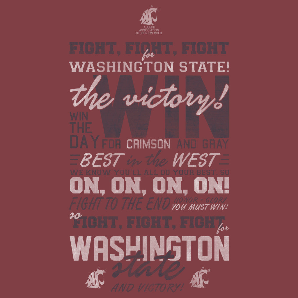 Washington State Spirit Typography Design