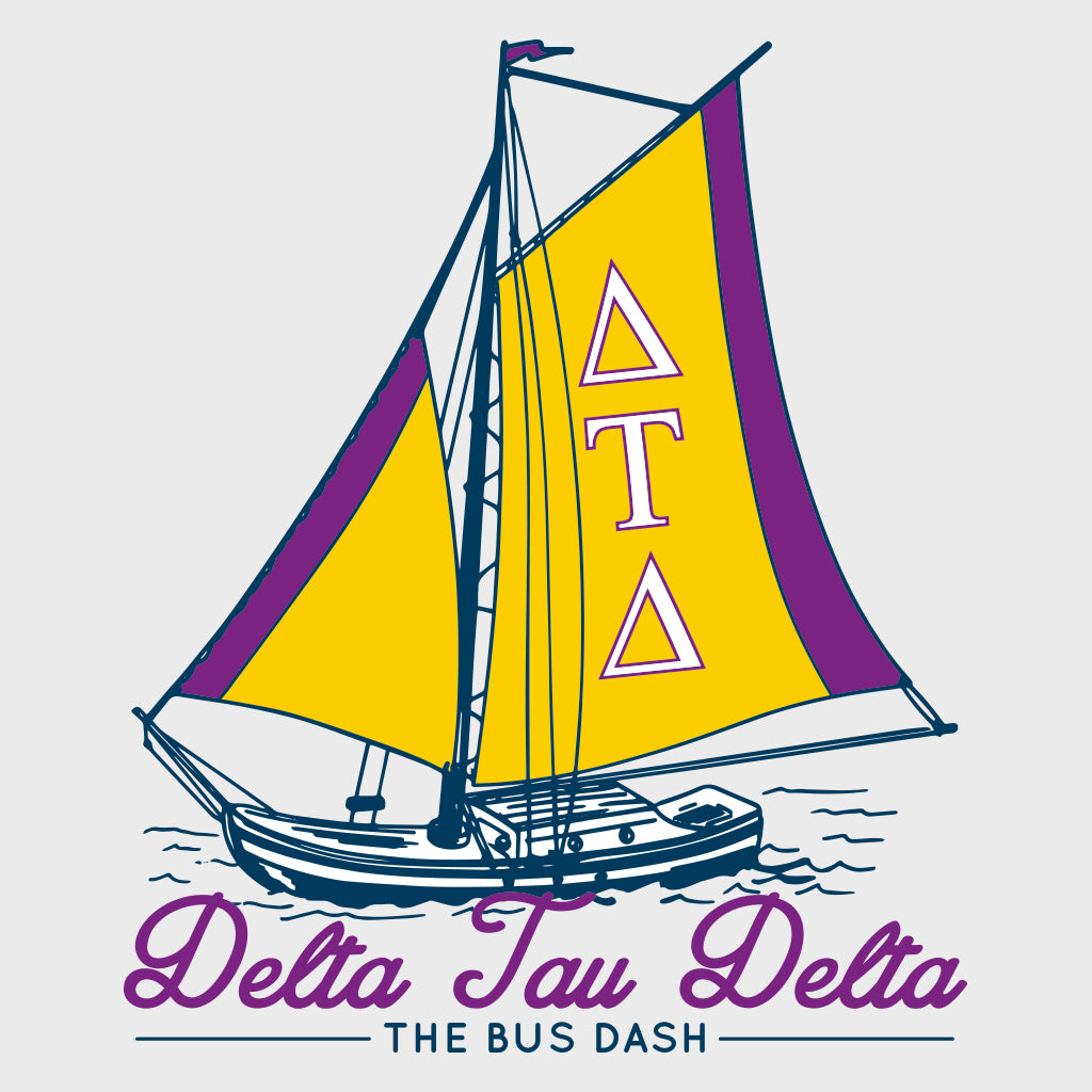 Delta Tau Delta Date Dash Sailboat Design