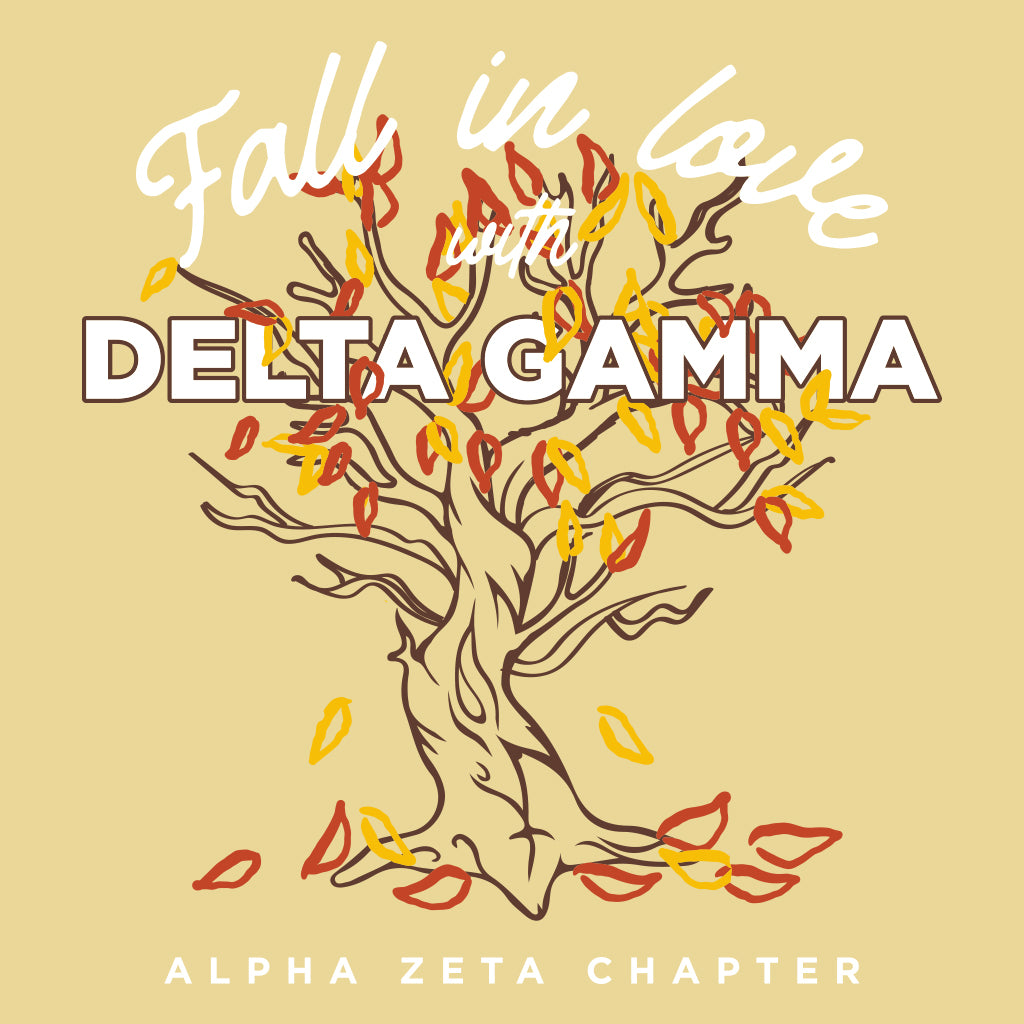 Fall in Love with Delta Gamma Autumn Design