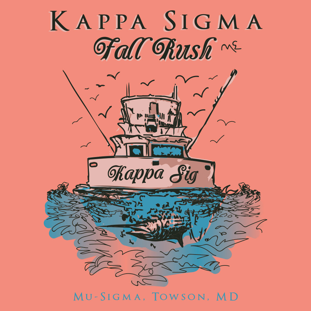 Kappa Sigma Fall Rush Fishing Boat Design