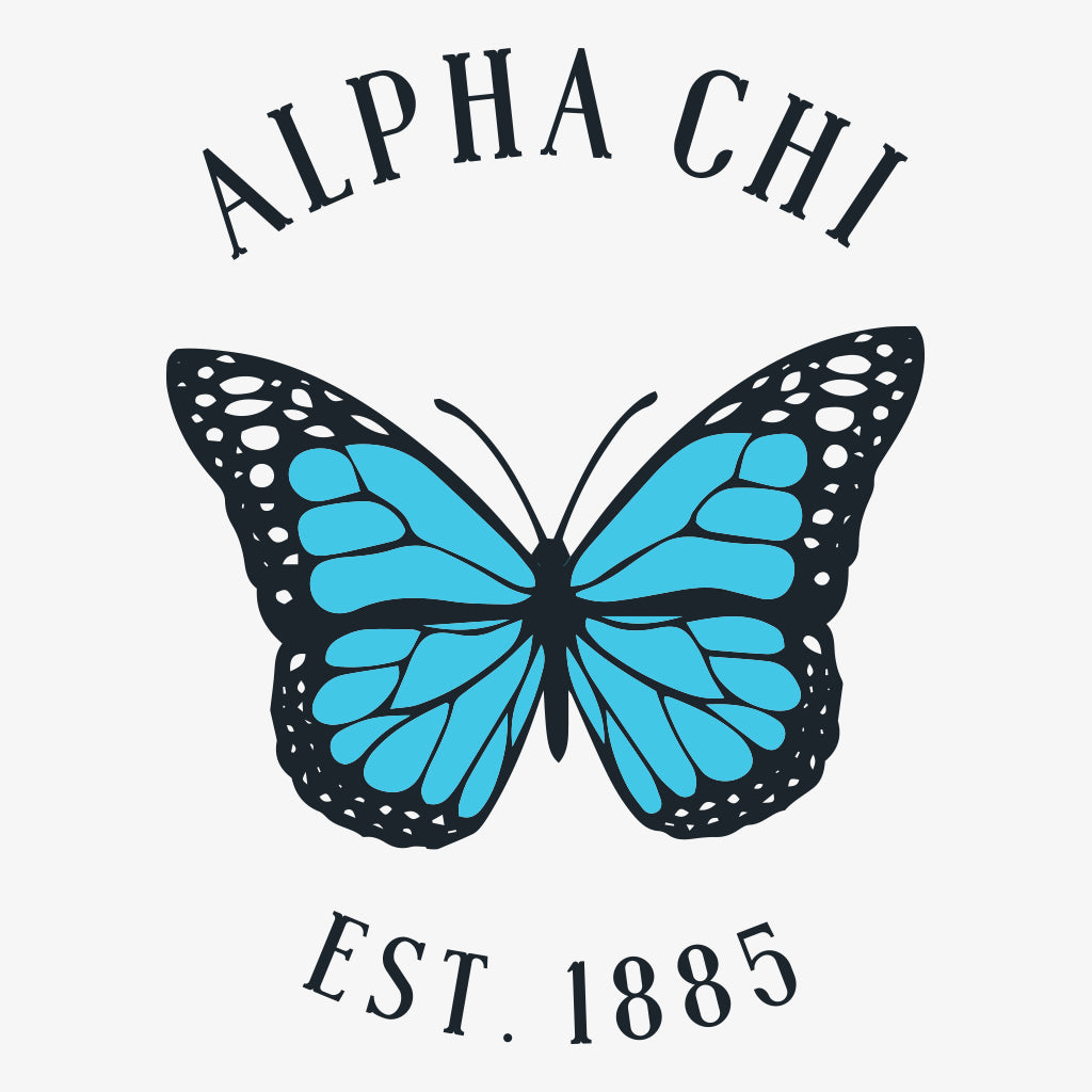 Alpha Chi Omega Butterfly Work Week Design