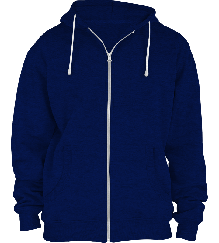 American Apparel MT497 Salt and Pepper Zip Hoodie