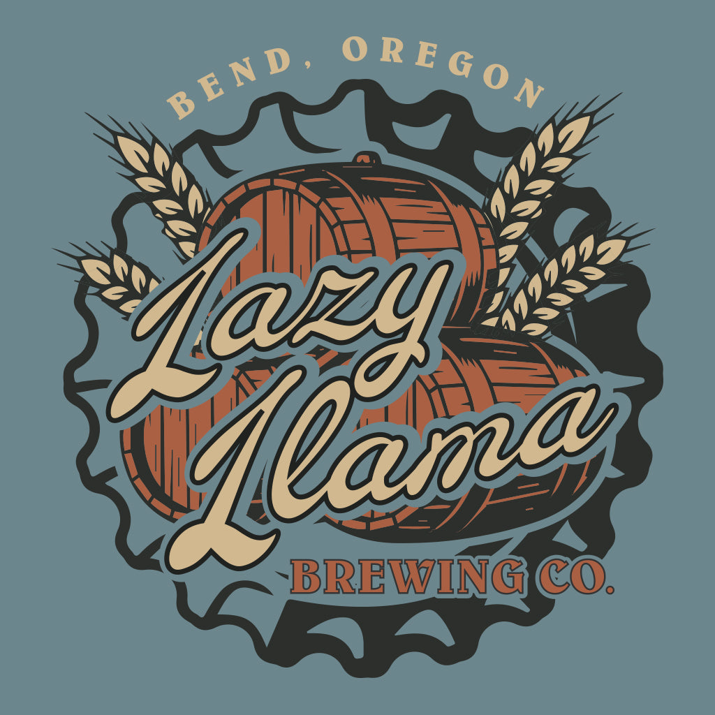 Lazy Llama Brewery Logo Design