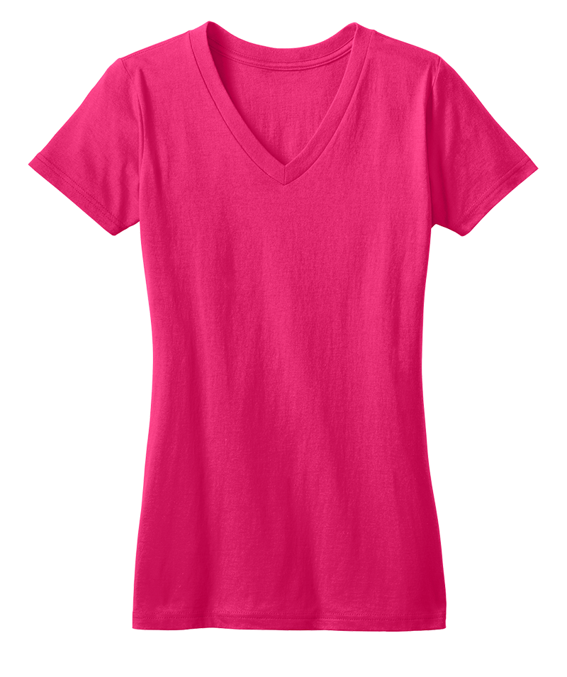 District Threads DT5501 Ladies Concert  V-Neck  (Available in 12 Colors)
