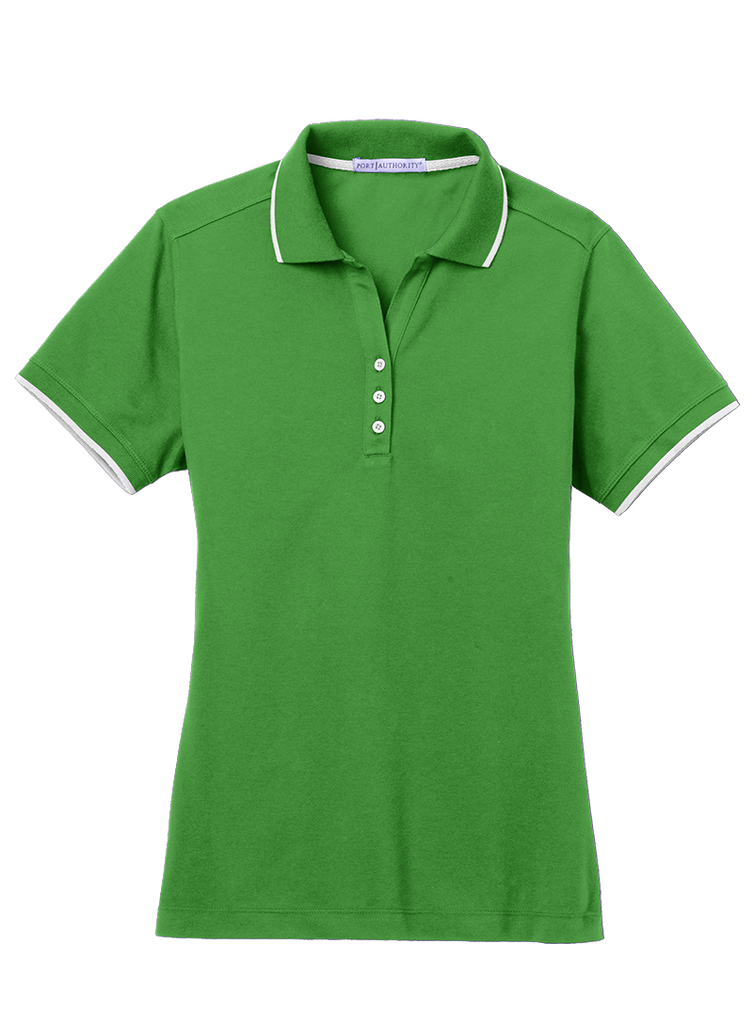 Port Authority Ladies Tipped Polo