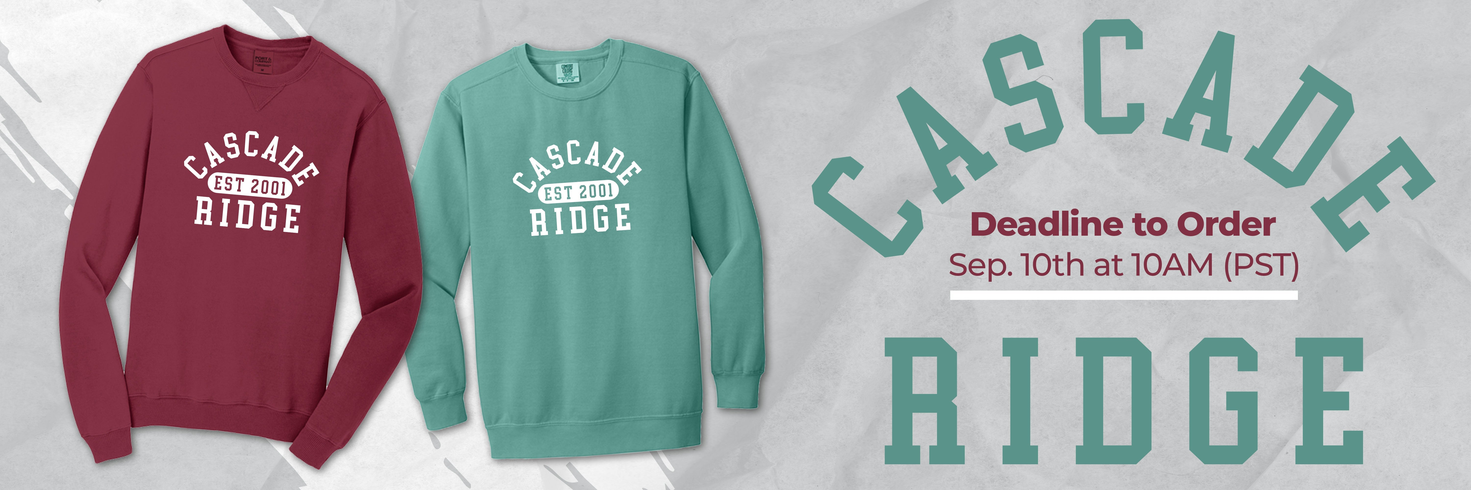Cascade Ridge Elementary Pop Up