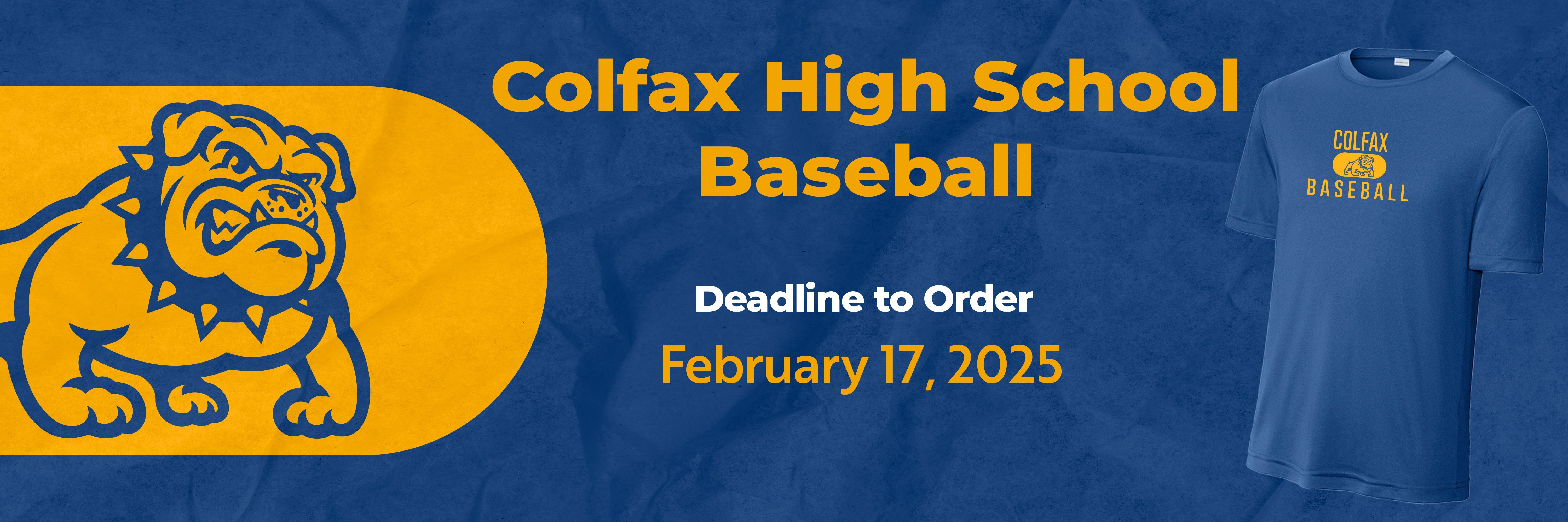 Colfax High School Baseball Team