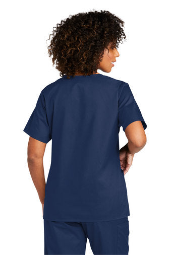 Gritman Medical Center Employee Store May 2024 - WonderWink Women’s Mock Wrap Scrub Top