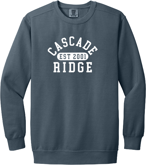 Cascade Ridge Elementary Merchandise Fall 2026 - Comfort Colors Crewneck