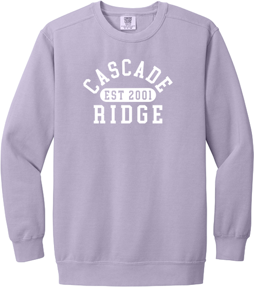 Cascade Ridge Elementary Merchandise Fall 2026 - Comfort Colors Crewneck