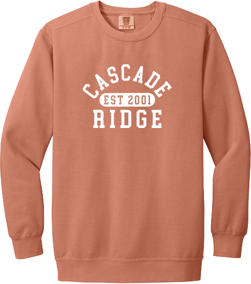 Cascade Ridge Elementary Merchandise Fall 2026 - Comfort Colors Crewneck
