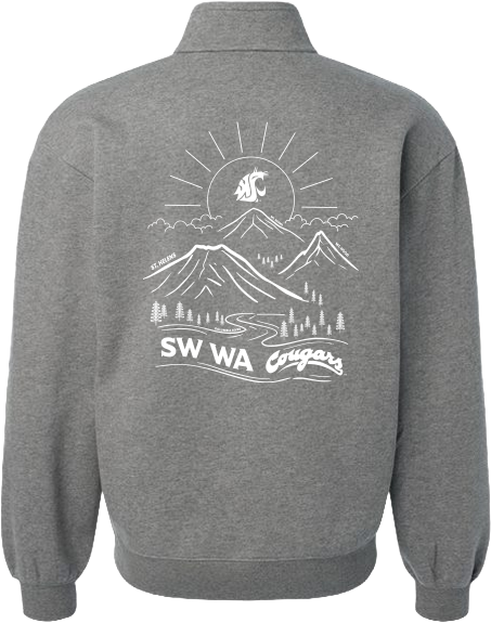 Washington State University Alumni Association SW WA Chapter Merchandise Fall 2026 - Women's Half Zip