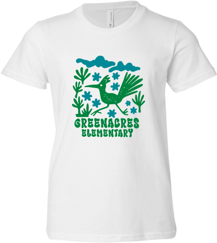Greenacres Elementary PTA Merchandise Fall 2026 - Youth T-Shirt (Flower Apparel)