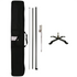 8' Portable Double Sided Half Drop Kit w/ Cross Base