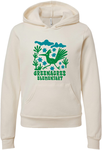 Greenacres Elementary PTA Merchandise Fall 2026 - Youth Hoodie (Flower Apparel)