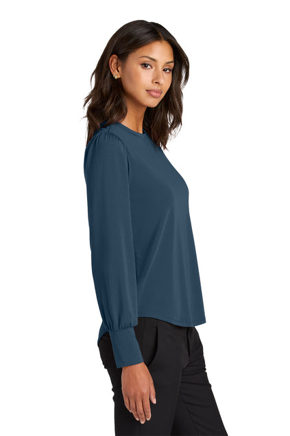 Mercer+Mettle® Women’s Stretch Jersey Long Sleeve Blouson Top