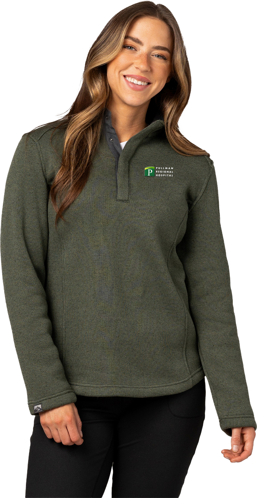 Pullman Regional Hospital Holiday Merchandise Winter 2025 - Ladies Storm Creek Sweaterfleece Pullover
