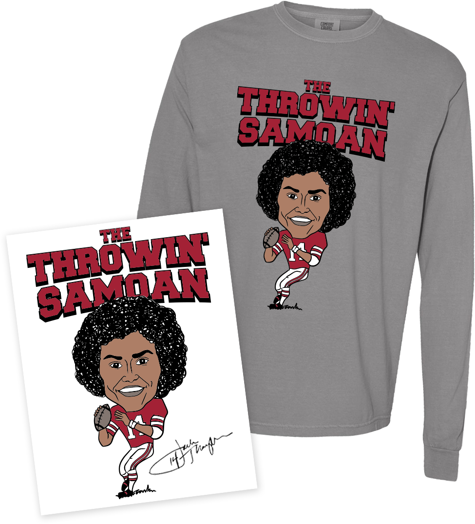 Throwin Samoan Merchandise Winter 2025 - Long Sleeve T-Shirt Bundle