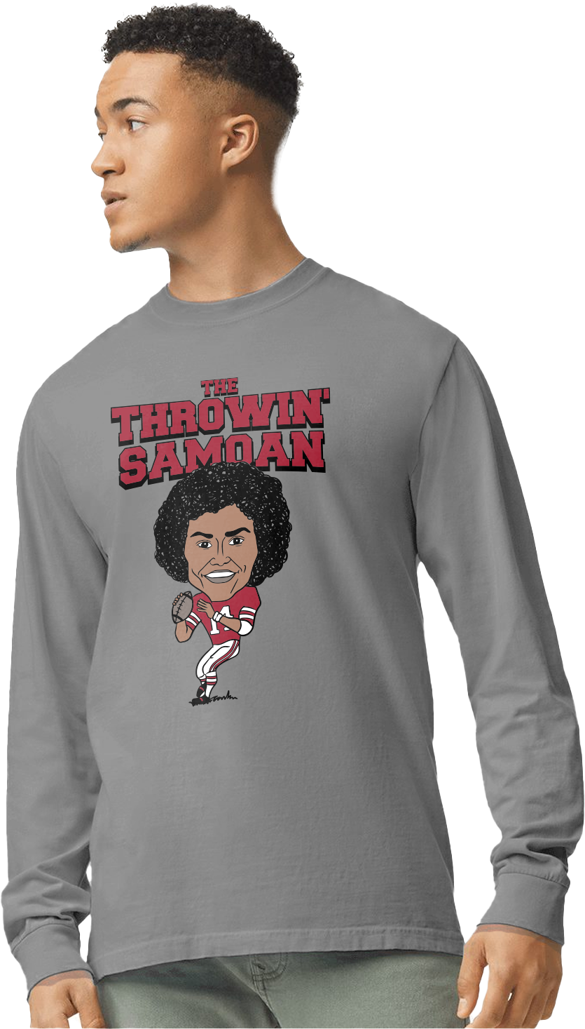Throwin Samoan Merchandise Winter 2025 - Long Sleeve T-Shirt Bundle