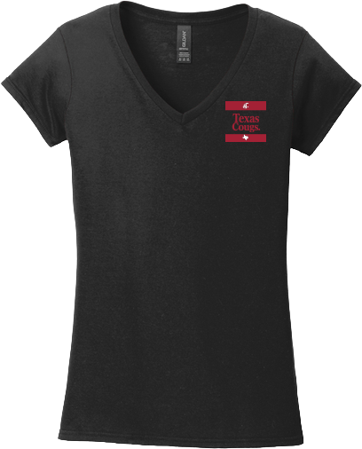 Washington State University Alumni Association Texas Merchandise Fall 2026 - Women's V-Neck Tee (Texas Design)