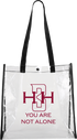 Hilinski's Hope - 'You Are Not Alone' Clear Tote Bag