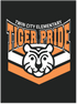Twin City Elementary Merchandise Fall 2026 - Full Zip Hoodie (Left Chest Design)