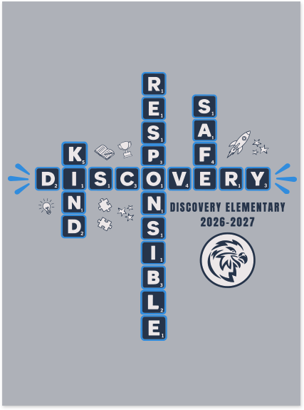 Discovery Elementary School Pop Up Fall 2026 - Hoodie (Scrabble Design)