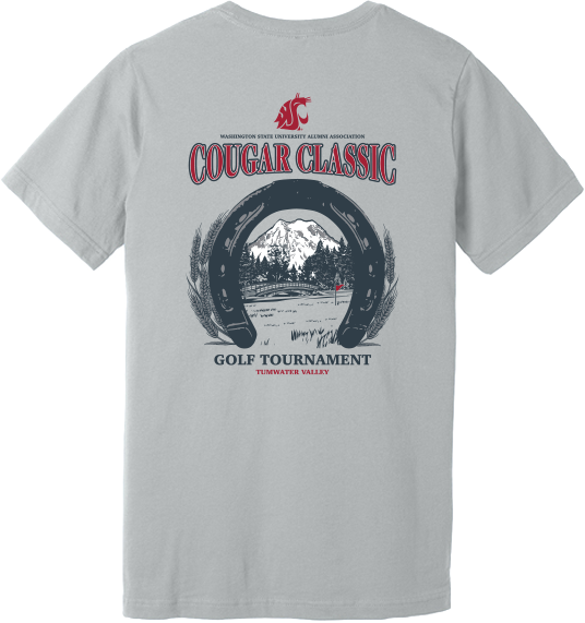 Washington State University Alumni Association Tumwater Cougar Classic Golf Tournament Summer 2026 - T-Shirt