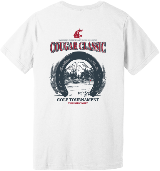 Washington State University Alumni Association Tumwater Cougar Classic Golf Tournament Summer 2026 - T-Shirt