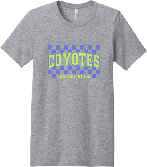 Cascade Ridge Elementary Pop Up Fall 2026 - CVC T-Shirt (Checker Design)