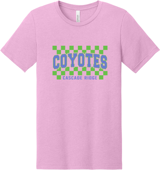 Cascade Ridge Elementary Pop Up Fall 2026 - CVC T-Shirt (Checker Design)