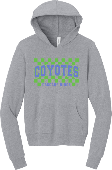 Cascade Ridge Elementary Pop Up Fall 2026 - Youth Hoodie (Checker Design)