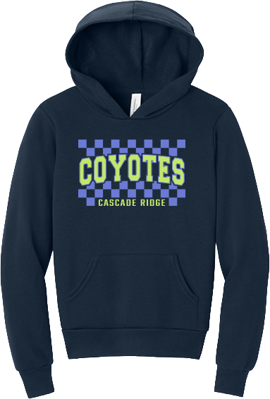 Cascade Ridge Elementary Pop Up Fall 2026 - Youth Hoodie (Checker Design)