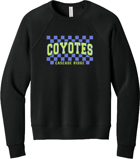 Cascade Ridge Elementary Pop Up Fall 2026 - Youth Crewneck (Checker Design)