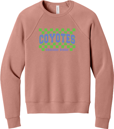 Cascade Ridge Elementary Pop Up Fall 2026 - Youth Crewneck (Checker Design)