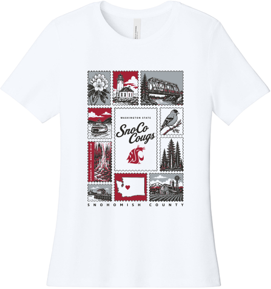 Washington State University Alumni Association Snohomish County Merchandise Summer 2026 - Women's Tee