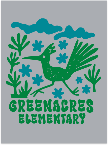 Greenacres Elementary PTA Merchandise Fall 2026 - Youth Cotton Tee (Flower Apparel)