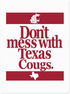 Washington State University Alumni Association Texas Merchandise Fall 2026 - Long Sleeve Tee (Texas Design)