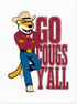 Washington State University Alumni Association Texas Merchandise Fall 2026 - Women's Long Sleeve Tee (Go Cougs Design)