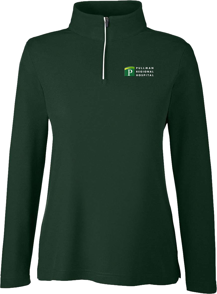 Pullman Regional Hospital Employee Store June 2026 - Ladies Pique 1/4 Zip