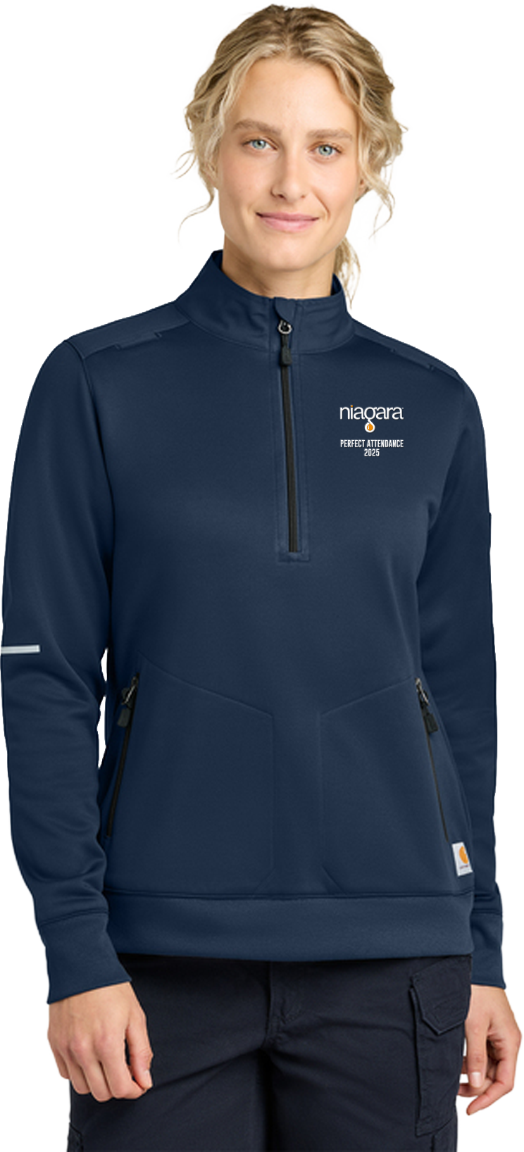 Tacoma Washington Niagara Bottling Perfect Attendance July 2026 - Women's Carhartt 1/2 Zip