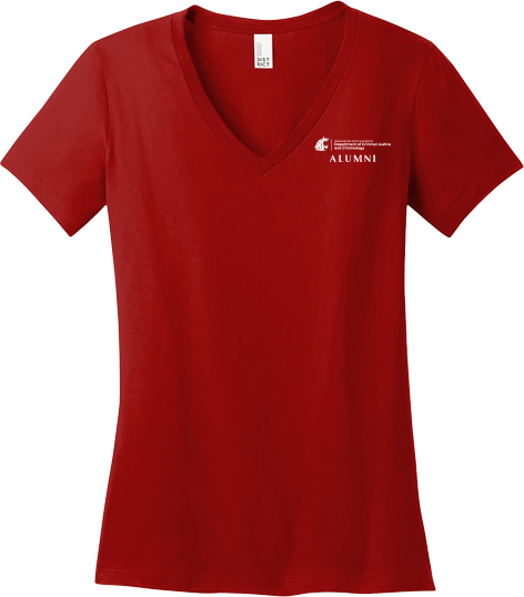 Washington State University Criminal Justice Pop Up September 2025 - Women's V-Neck T-Shirt (Alumni)