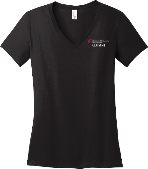 Washington State University Criminal Justice Pop Up September 2025 - Women's V-Neck T-Shirt (Alumni)