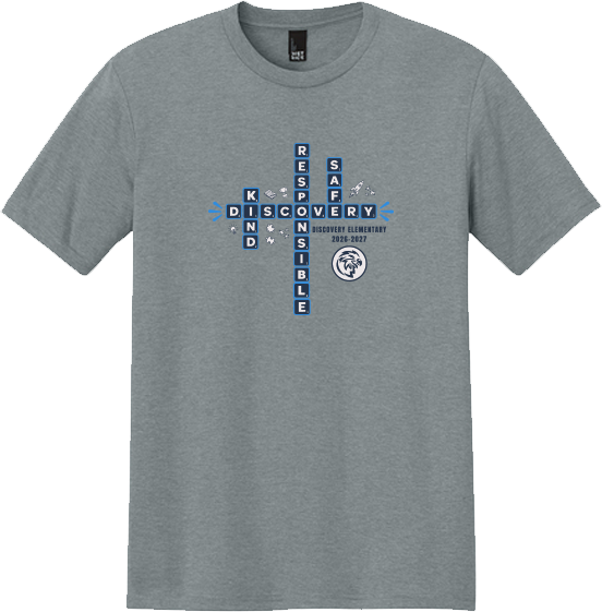 Discovery Elementary School Pop Up Fall 2026 - T-Shirt (Scrabble Design)
