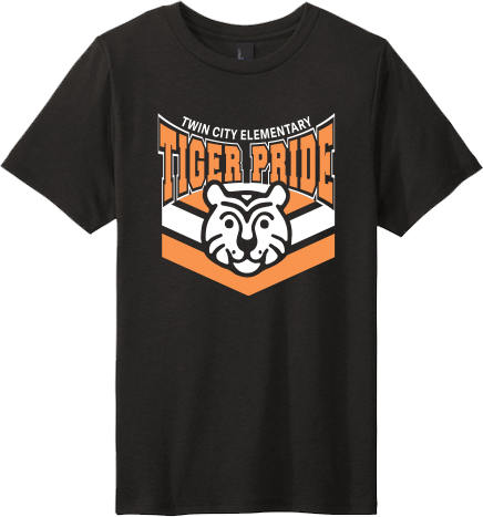 Twin City Elementary Merchandise Fall 2026 - Youth T-Shirt (Mascot Design)