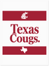Washington State University Alumni Association Texas Merchandise Fall 2026 - Tee (Texas Design)